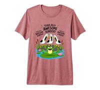 Toadally Awesome Kinder Class Funny Seagull Frog Teacher Kid Premium T-Shirt