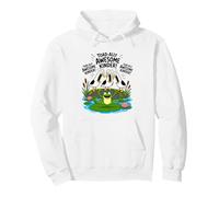 Toadally Awesome Kinder Class Funny Seagull Frog Teacher Kid Pullover Hoodie