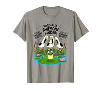 Toadally Awesome Kinder Class Funny Seagull Frog Teacher Kid T-Shirt