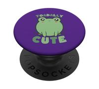 Toadally Cute Frog Kawaii Cartoon Amphibian PopSockets Adhesive PopGrip