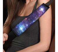 TOADDMOS 2-Piece Blue Galaxy Sky Universal Car Seat Belt Cover Pad,Super Soft Comfortable Shoulder Seatbelt Pads Cushions for Adults and Children