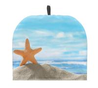 TOADDMOS Beach Starfish Tea Cozy for Teapot Dust Proof Insulated Kettle Decorative Teapot Cover Warming & Insulating Tea Pot Cozies for Kitchen Home Table