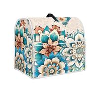 TOADDMOS Boho Floral Blossoms Kitchen Mixer Cover for 6-8 Quart Stand Mixer Protective, Kitchen Small Appliance Accessories