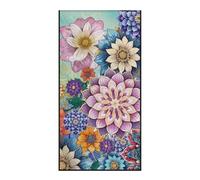 TOADDMOS Boho Florals Seat Cover Towel Waterproof Sweat Towels Seats Cover for Post Gym Workout Running Swimming Beach and Hiking Absorbent Soft Towel Car Seat Covers