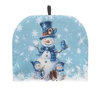 TOADDMOS Christmas Snowmen Tea Cozy for Teapot Decorative Cover Cute Bird Tea Kettle Cosy Kitchen Breakfast Warmer Home Office Christmas Decor