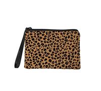 TOADDMOS Classic Leopard Animal Print Change Purses Small Coin Purse Cheetah Change Purse Pouch Mini Wallet Coin Bag with Zipper for Women Girls