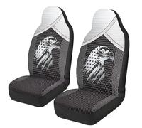 TOADDMOS Eagle Front Car Seat Cover Anti-Slip Car Seat Cover for Front Seats Set of 2 Removable Automotive Accessories Easy Installation Universal Fit for Most Cars Sedans SUVs