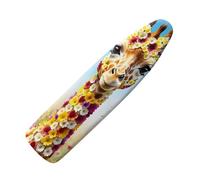 TOADDMOS Giraffe Flower Ironing Board Cover Soft Washable Ironing Board Covers Scorch Resistant Protective Cover Hook and Loop Fasteners Iron Pad Covers