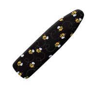 TOADDMOS Honey Bee Print Stretchy Ironing Board Cover,Easy Fit and Scorch Resistant,Elastic Tightening