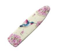 TOADDMOS Hummingbird Cherry Floral Ironing Board Cover Reflective Ironing Pad Cover Washable Protective Replacement Covers for Ironing Board