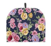 TOADDMOS Retro Floral Print Teapot Cozy, Heat Resistant Kettle Cover, Home Kitchen Decor Teapot Cosy Dust Cover