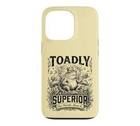 Toadly Superior Sarcastic Cottagecore Toad Case for iPhone 13 Pro