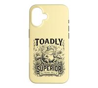 Toadly Superior Sarcastic Cottagecore Toad Case for iPhone 16
