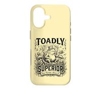 Toadly Superior Sarcastic Cottagecore Toad Case for iPhone 17