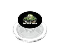Toads And Tapioca Boba Frog Milk Tea Drinker PopSockets PopGrip for MagSafe