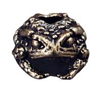 Toads Beads for Crafting Unique Charm Accessories and Paracord Enthusiast Gear Large Hole Artistic Collectibles Brass Toads Charm