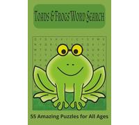 Toads & Frogs Word Search Puzzle Book: Easy to Read Print for Gifting, Anxiety Relief and Free Time Fun- 6x9 inches