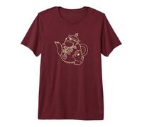 Toads in a Pot of Tea with Strawberries Premium T-Shirt