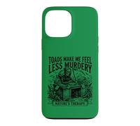 Toads Make Me Feel Less Murdery Sarcastic Toad Cottagecore Case for iPhone 13 Pro Max