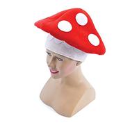 Bristol Novelty BH611 Toad Stool Hat, Unisex-Adult, Multi-Colour, One Size