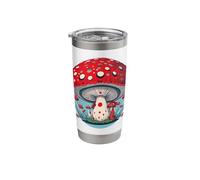 Toadstool Lucky Mushroom Stainless Steel Insulated Tumbler