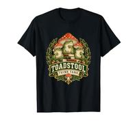 Toadstool Think Tank Frog Toad Cottagecore Value Graphic T-Shirt