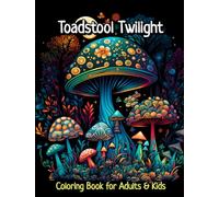 Toadstool Twilight (Plump Porcupine Publishing): Coloring Book for Adults & Kids