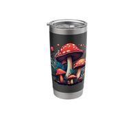 Toadstools Garden Red Mushroom Stainless Steel Insulated Tumbler