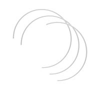 Toaiot 3D Printer Accessories X1 P1S Series AMS External PTFE TeflonTube: 1Pcs 370mm and 2Pcs 550mm Replacement Tubing 2.5mm ID×4mm OD for Guiding 1.75mm Filament Transfer