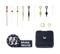 Toaiot 3D Printer Part DIY Clock Model Components Kit: Only Hardware Accessories Not Include Printed Part Compatible with Bamboo Lab X1/X1C/X1E/P1P/P1S/A1/A1 Mini Craertive Model Makeworld MH-011