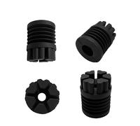 Toaiot X1 X1C P1P P1S Series 3D Printer Accessories Anti-Slip Cushioning Rubber Foot Mats: Prevents Slipping Reduces Vibrations Improves Print Quality
