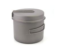 TOAKS Cookware Set Ultralight Titanium Pot Frying Pan Outdoor Camping Titanium Bowl Titanium Cup Picnic 1100ml, 1300ml, 1350ml, 1600ml (1600ml)