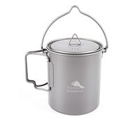 TOAKS Titanium 750ml Pot Backpacking Camping Pot Cup Mug Ultralight Camping Cookware with Bail Handle