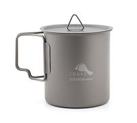TOAKS Titanium Camping Cup 450ml (CUP-450 with Lid)