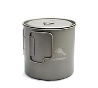 TOAKS Titanium Camping Pot Cup(375ml, 450ml, 550ml, 650ml, 750ml, 800ml, 900ml) … (650ml[POT-650-L])