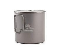 TOAKS Titanium Camping Pot Cup(375ml, 450ml, 550ml, 650ml, 750ml, 800ml, 900ml) … (750ml[POT-750])