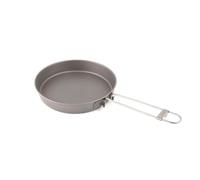 TOAKS Titanium Frying Pan 165m with Folding Handle Outdoor Camping ableware Titanium Pan