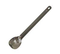 TOAKS Titanium Long Handle Spoon Spork with Polished Bowl Outdoor Camping Cutlery (SLV-11)