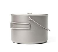 TOAKS Titanium Outdoor Camping Hanging Pot With Bail Handle Easy to Carry, a Variety of Capacities (1600ml)