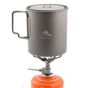TOAKS Titanium Pot 750 ml and BRS 3000T Stove Camping Pot Coffee Cup Combination Set