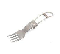 TOAKS Ultralight Titanium Tableware Outdoor Flatware Cutlery Fork and Spoon