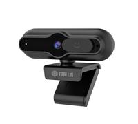 TOALLIN 4K Webcam for PC, 1080P@60FPS, 1/2.5" Sensor & 12MP, PDAF Auto-Focus, Built-in Mic and Sliding Privacy Cover, USB Web Camera for Laptop, Conferencing, Streaming and Video Calls
