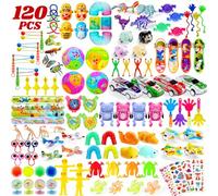 TOANWOD 120Pcs Christmas Party Bag Fillers for Kids: Stocking Fillers Party Bag Fidget Toys - Christmas Class Gifts Classroom Prizes Party Favours - Xmas Eve Box Fillers Birthday Girls Boys