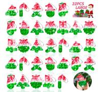 TOANWOD 32 PCS Large Christmas Stocking Fillers for Kids: Christmas Eve Box Fillers Party Bag Fillers - Xmas Fidget Toys Multi-Item Party Favour Packs - Poppet Class Gifts Prize for Teenage Girl Boy