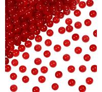 TOAOB 100pcs Natural Stone Beads 6mm Red Jasper Stone Beads Round Gemstone Loose Spacer Crystal for Jewellery Making Necklace Bracelet Earrings