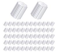 TOAOB 200pcs Clear Rubber Earring Backs 2.5mm Fish Hooks Safety Backs for DIY Studs Supplies Jewelry Making