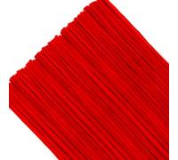 TOAOB 200pcs Red Pipe Cleaners for Craft 30cm Long Chenille Stem 6mm Thick Fuzzy Sticks Craft Supplies for DIY Flowers Projects Home Decorations