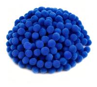 TOAOB 300pcs Dark Blue Pom Poms 10mm Fluffy Pom Poms Fuzzy Pompoms | DIY Crafts, Home Decorations, Camp Projects, DIY Bags Hats, Cellphone Accessory, Clothes Curtains Decorations