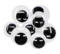 TOAOB 8pcs Large Googly Eyes Self Adhesive 40mm 50mm Stick Black White | Plastic Craft Wobbly Eyes, DIY Scrapbooking Crafts