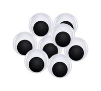 TOAOB 8pcs Large Googly Eyes Self Adhesive 60mm Stick Round Black White | Craft Eyes, Plastic for Doll Making, DIY Crafts Plush